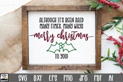 Merry Christmas To You SVG File - Christmas SVG Cut File Product Image 1