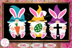 Easter Gnomes SVG, Easter SVG, Sublimation, Bunny Gnomes SVG Product Image 1