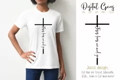 Jesus loves me and you SVG / PNG / EPS / DXF files Product Image 1