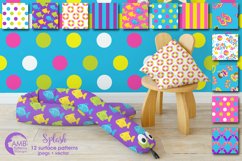 Splash Surface Patterns, Purple Papers, AMB-907 Product Image 3