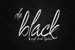 Web Font De Black Typeface Product Image 1