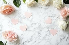 Valentine Flat Lay Background, Love Background Design Product Image 1