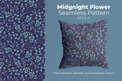 Midgnight Flower - Seamless Pattern Product Image 1