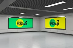 Subway Two Signage Mockup Product Image 1