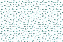 6 seamless patterns set with paints splashes Product Image 6