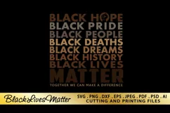Black Lives Matter SVG PNG EPS DXF for Cutting and Printing Product Image 2