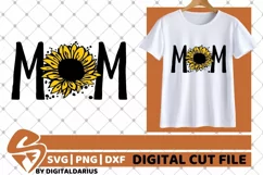 Mom svg, Mother's Day svg, Mommy, Sunflower svg, Summer svg Product Image 2