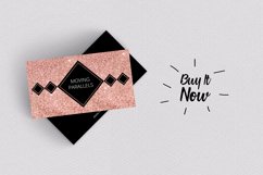 Rose Gold Foil Marble Business Card Product Image 6