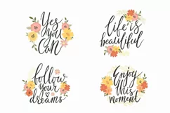 Motivational quotes. Inspirational quotes PNG. Cute phrases. Product Image 2