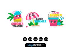 Summer Badges Product Image 1