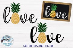 Love Pineapple SVG Cut Files Product Image 1