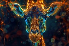 Giraffe head. Generate Ai Product Image 1
