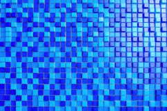 Blue Mosaic Tiles Background Product Image 1