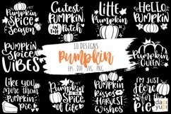 Pumpkin SVG, Fall Autumn SVG Bundle, Thanksgiving SVG Quotes Product Image 2