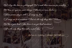 Photograph - Script Wedding Font - Free Font of The Week Product Image 5