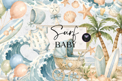 Surf Baby Board Clipart Product Image 1