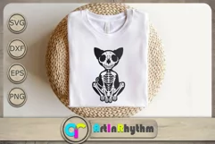 Skeleton Cat Svg, Cat Svg, Halloween Cat Svg, Halloween Svg Product Image 3