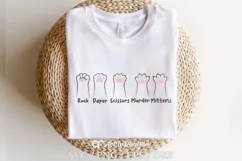 Cat Murder Mittens Svg, Cat Svg, Cat Paws Svg, Cat Svg Files Product Image 4
