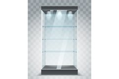 Empty glass showcase Product Image 1