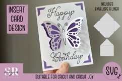 3D Birthday card insert design| Paper cutting |Cricut Card Product Image 1