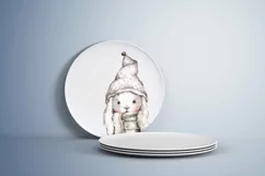 Bunny. Watercolor baby animals. Sublimation designs Product Image 3