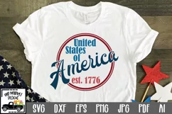 American SVG Cut File - Patriotic SVG DXF EPS PNG Product Image 1