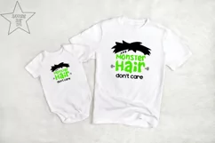 Monster Hair Don't Care SVG - Fall SVG - Halloween SVG Product Image 2
