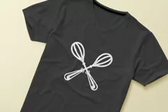 Bakery and pastry food silhouettes and icons Product Image 2