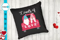 Loads Of Love, valentines Gnomes Svg, Gnome Svg Product Image 3