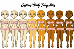 Healthcare Worker Nurse Doctor Clipart Customizable Doll PNG Product Image 2