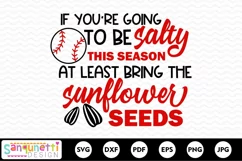 Salty baseball sunflower seeds funny SVG for baseball Product Image 2