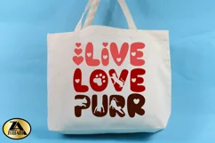 Cat SVG Cat Quote SVG Paw Print SVG Pet Valentine SVG Product Image 2