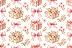 Watercolor seamless repeat pattern Mother's Day Product Image 1