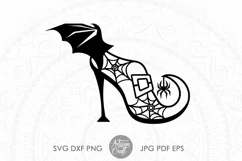 Witches shoes | Halloween SVG | spider web Product Image 1