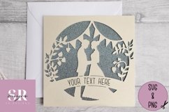 Customisable wedding card | Paper cutting | wedding card SVG Product Image 2