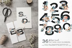 Vintage floral alphabet Product Image 3