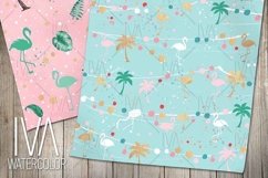 Tropical Christmas digital paper pack Product Image 3
