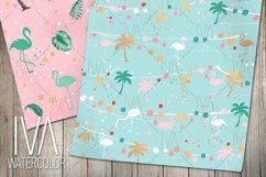 Tropical Christmas digital paper pack Product Image 3