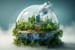 Save planet concept Background Wallpaper Product Image 1