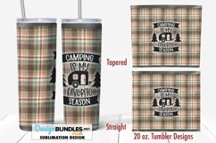 Camping Favorite Season Tumbler PNG | 20 oz. Tumbler Wrap Product Image 1