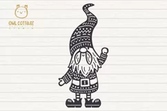 Scandinavian Gnomes SVG, Good Night Gnome with Lantern, Tomt Product Image 8