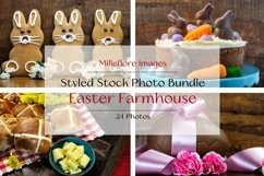 Easter Farmhouse Food Styled Stock Photos Mockups Bundle Product Image 1