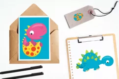 Dinosaur Babies graphics and illustrations - Free Design of The Week Product Image 4