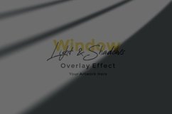 Window Sunlight Shadow Overlay Effect Mockup Product Image 1