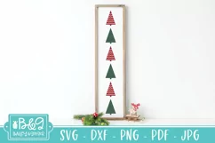 Christmas Trees Porch Sign SVG - Christmas Porch Sign SVG Product Image 7