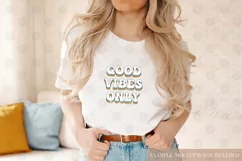 Good Vibes Only Sublimation design | Vintage PNG | Daisy PNG Product Image 5