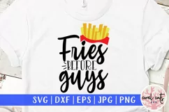 Fries before guys - Women Empowerment EPS SVG DXF PNG Product Image 1