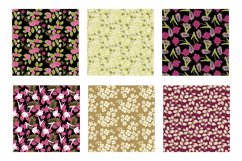 Melancholy Rose Pattern collection, vector ai, eps and Product Image 3