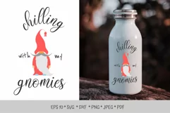 Gnomes Christmas. Gnome SVG. Gnome PNG. Christmas quotes Product Image 2
