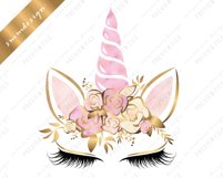 Unicorns Clipart Sublimation Design Product Image 3